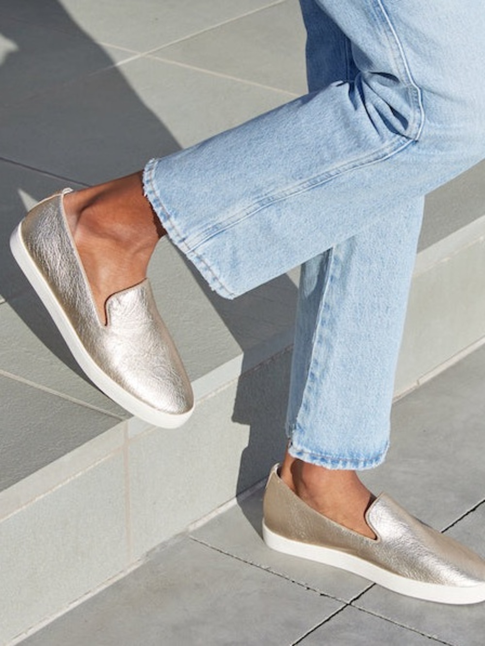 Birdies Swift Metallic Slip-On Sneakers shoes for Women size 9.5